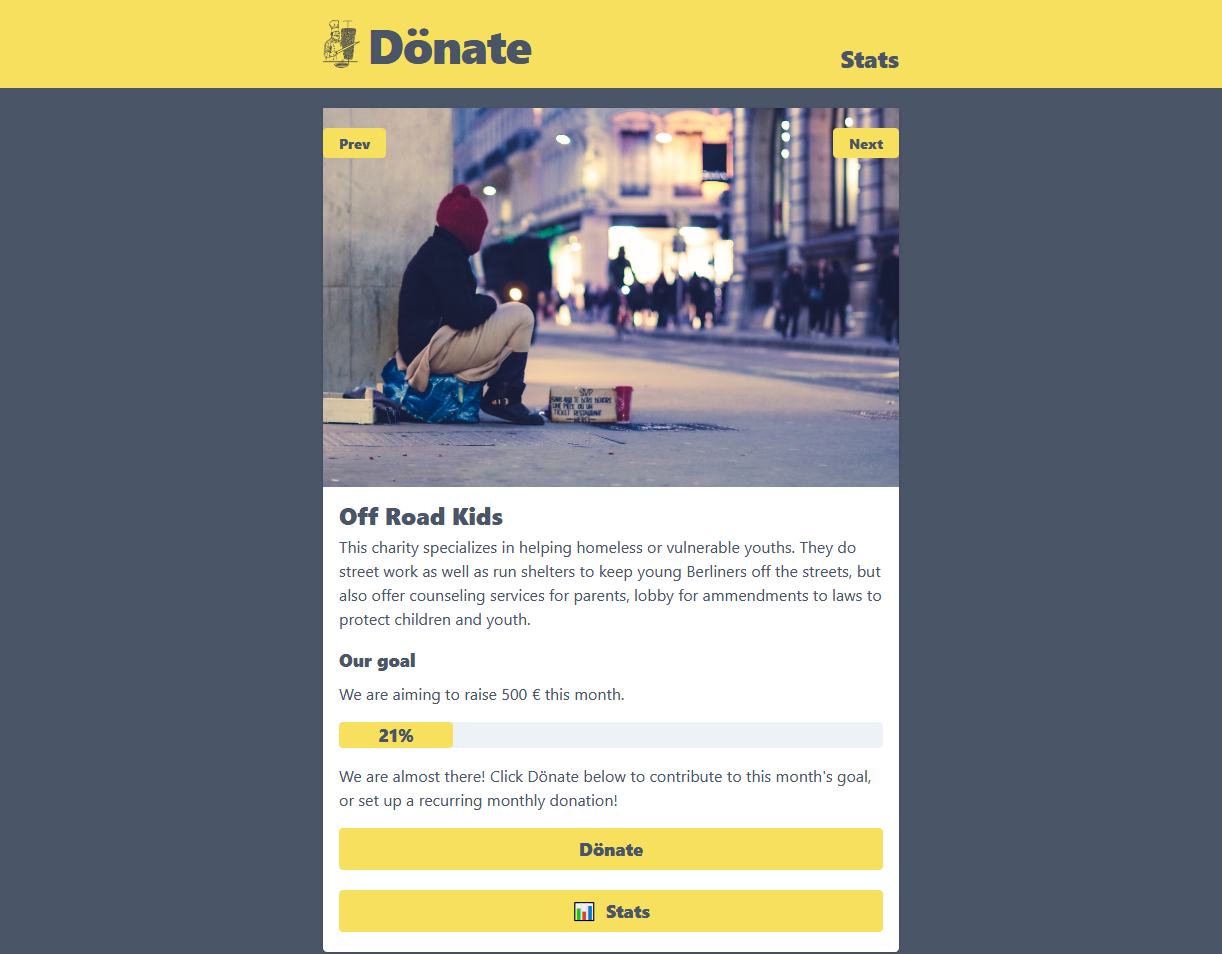 doenate screenshot